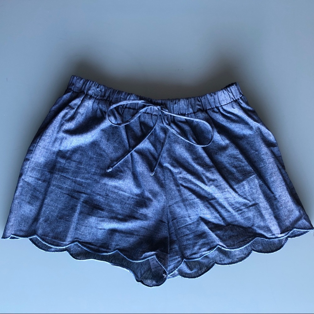 Chambray Shorts